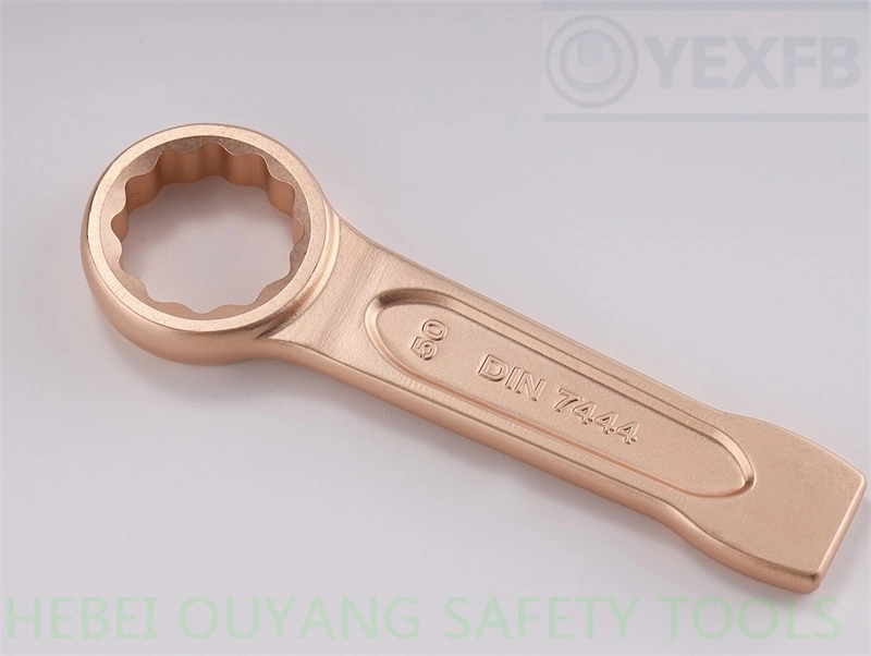 Non Sparking Safety Tools Striking/Slogging Box/Ring Wrench/Spanner 50mm, DIN 7444&#160;
