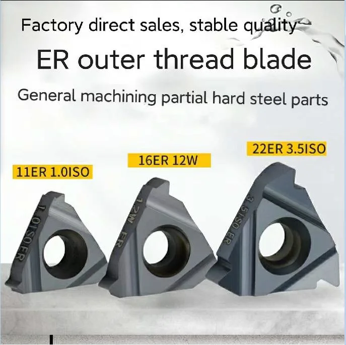 Wyk Carbide Threading Tool Thread Cutting Insert 16IR 16er AG60 AG55 Lda Ldc Carbide Insert Thread Turning Insert Cutting Coating CNC Turning Tool