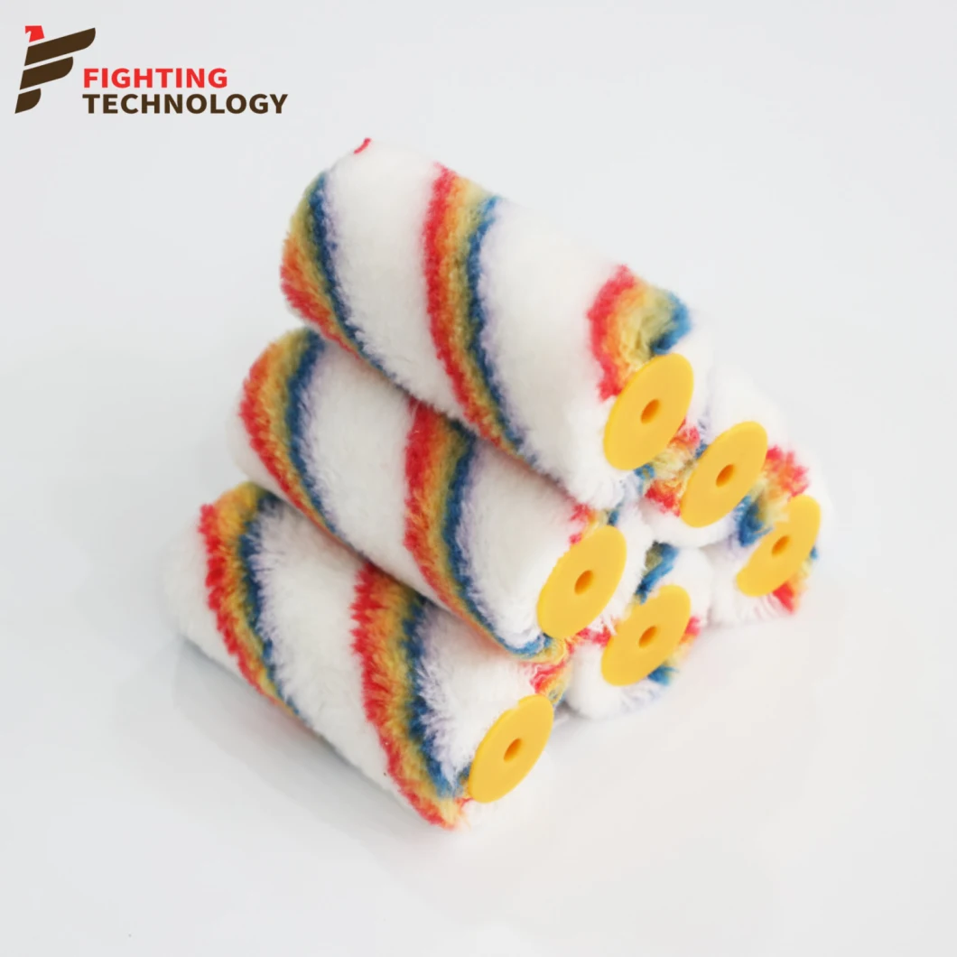 4 Inch Polyester Cervinus Stripe Paint Roller Hand Tools