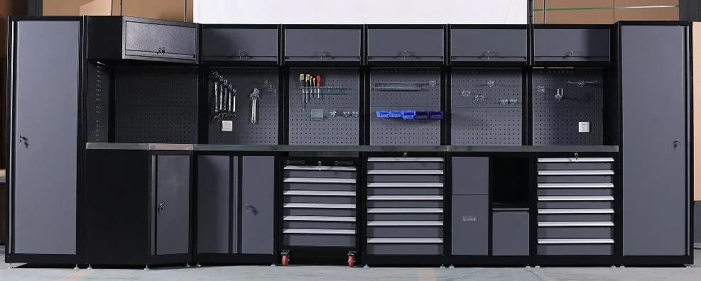 Free Combination Workbench Cabinet Tool Cabinet Garage Storage