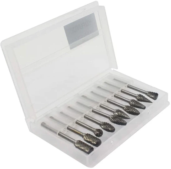 3X6mm Carbide Burrs with Steel Shanks Burr Set Carbide Rotary Engraving Tungsten Carbide Tools 5%