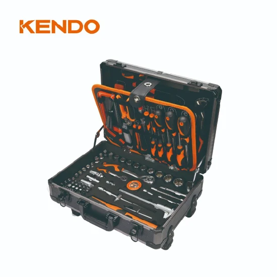 Kendo 161PC Aluminium Case Tool Set Household and Car Repairing Hand Tool Box Kit