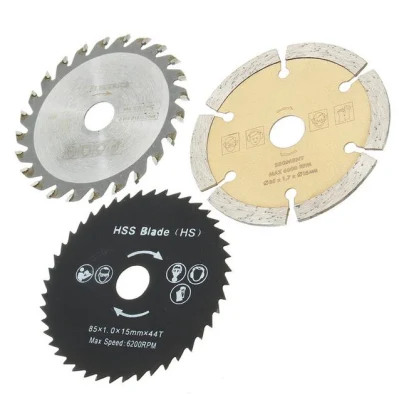 Multi-Function HSS Mini Circular Saw Blade 3PC Cutting Blade Power Tool Accessories